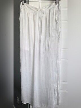 TART White Lightweight Maxi Skirt